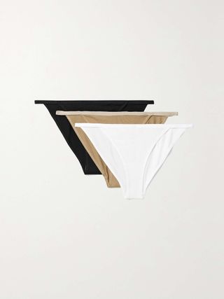 Cdlp + Tanga Set of Three Tencel Lyocell-Blend Briefs