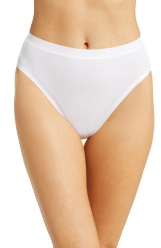 Wacoal + Understated Cotton Blend High Leg Briefs