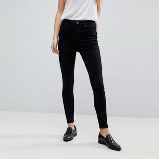 ASOS + Ridley High-Waist Skinny Jeans