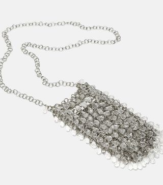 Zara + Mini Gemstone Embellished Crossbody Bag