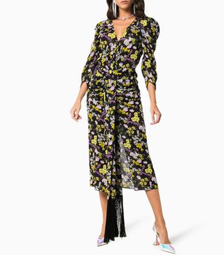 Magda Butrym + Silk Downey Floral Print Dress