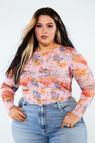 New Girl Order + Sweet Kitty Mesh Top Curve