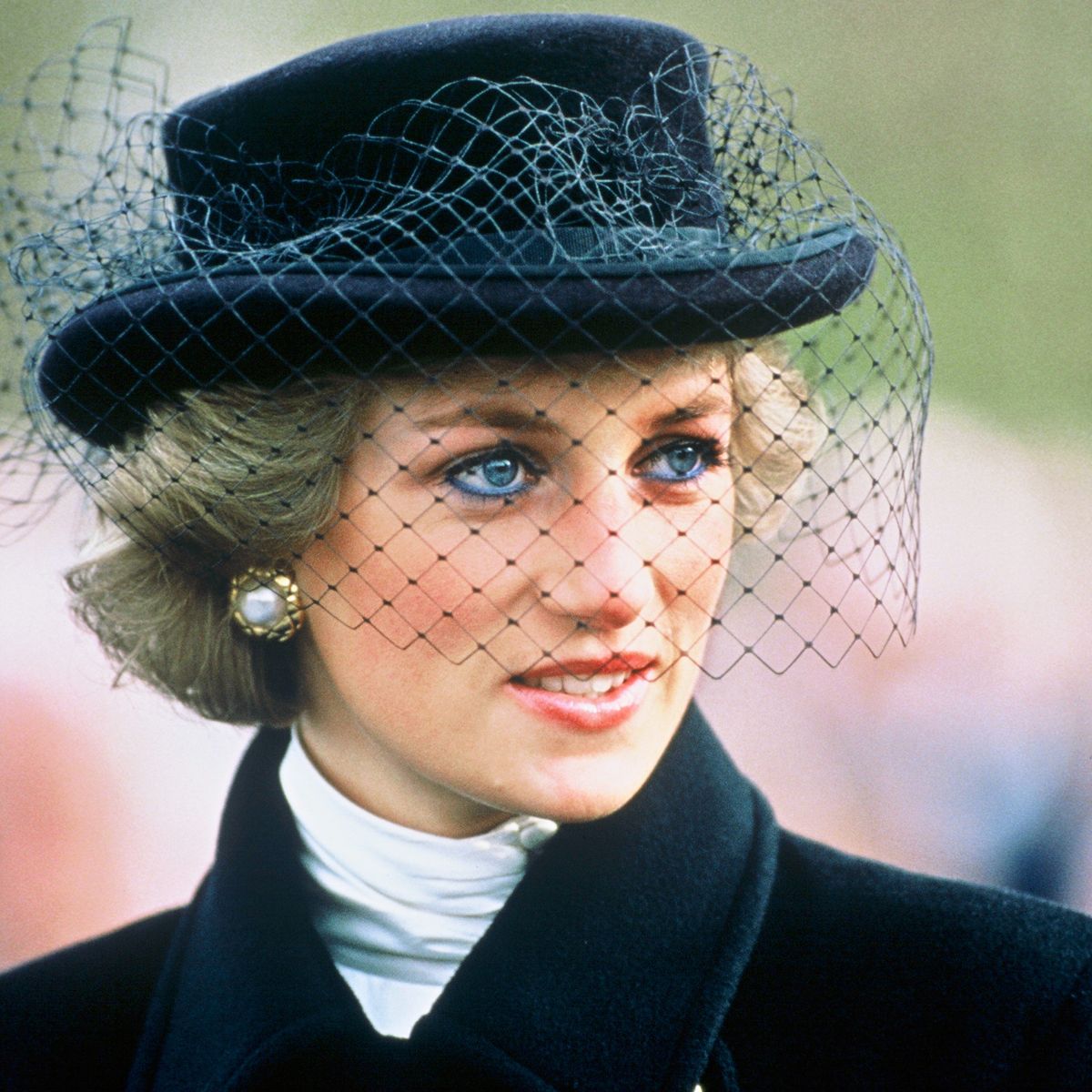 princess diana black dress hat Kate Middleton channels Princess Diana with Remembrance Day hat