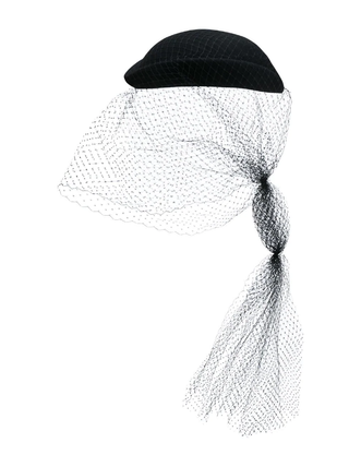 Gucci + Veil Detail Hat