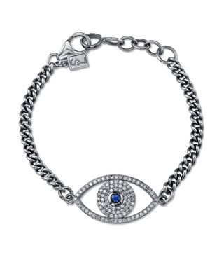 Sheryl Lowe + Diamond Evil Eye Bracelet
