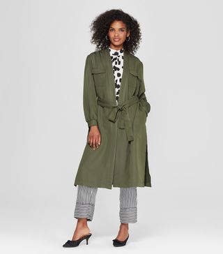Who What Wear + Wrap Trench Coat