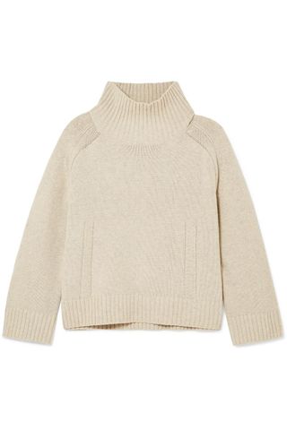 By Malene Birger + Aleya Oversized Wool-Blend Turtleneck Sweater