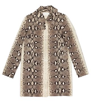 Chloé + Snake-Print Coat