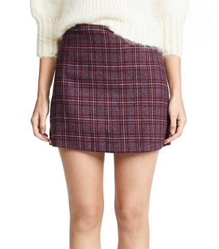 Valencia & Vine + Tweed Mini Skirt