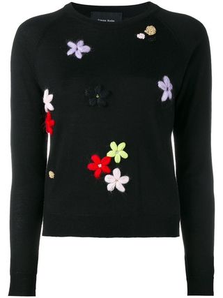 Simone Rocha + Embroidered Sweater