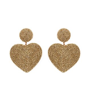 Rebecca de Ravenel + Cora Heart Cord Earrings