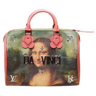 Louis Vuitton x Koons Masters + Da Vinci Speedy 30 Bag