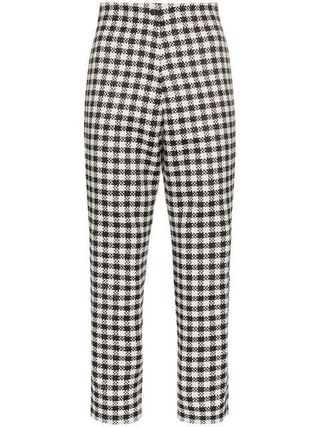 Paskal + Gingham Ccropped Trousers