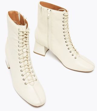 Marks and Spencer + Leather Lace Up Ankle Boots