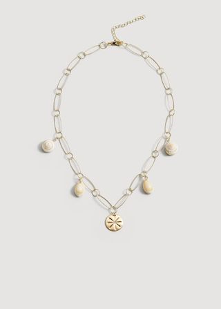 Mango + Shells Beaded Necklace