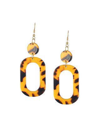 Private Label + Vintage Style Marble Lucite Earrings