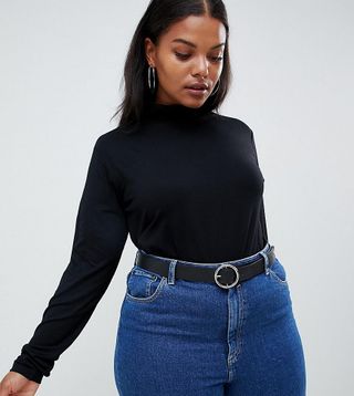 ASOS Curve + Turtleneck Long Sleeve Top