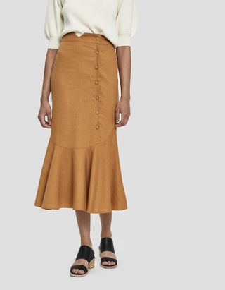 Farrow + Mari Side Button Skirt