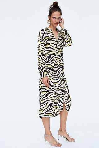 Zara + Zebra Printed Drss