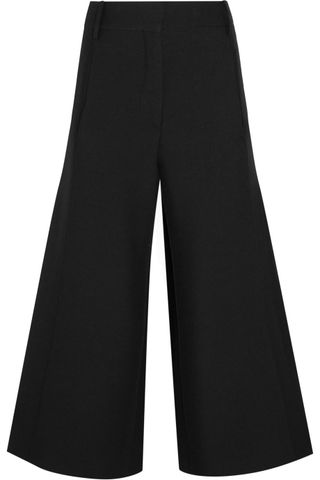 Valentino + Wool and Silk-Blend Crepe Culottes