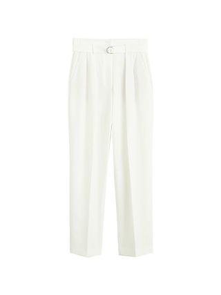 Mango + Pleated Detail Trousers