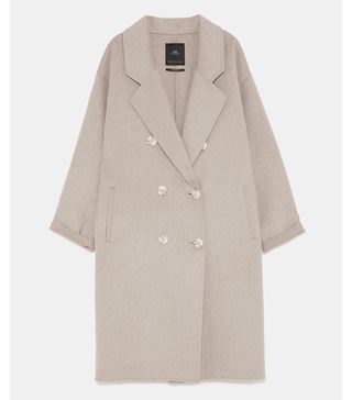 Zara + Double Breasted Coat