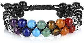 Top Plaza + Bead Chakra Bracelet