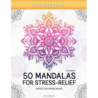 Zeny Creative + 50 Mandalas for Stress-Relief