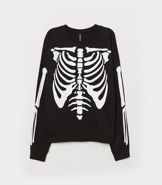 H&M + Skeleton Sweatshirt