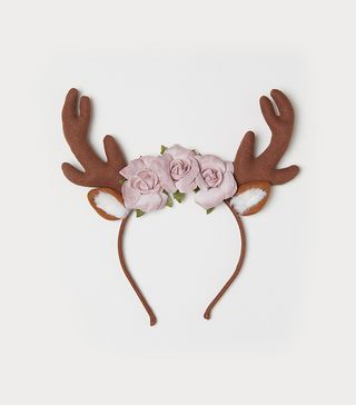 H&M + Antlers with Roses Headband