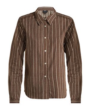 A.P.C. + Mike Cotton and Silk-Blend Shirt