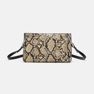 Zara + Contrasting Crossbody Bag