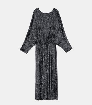 Zara + Backless Sequin Dress