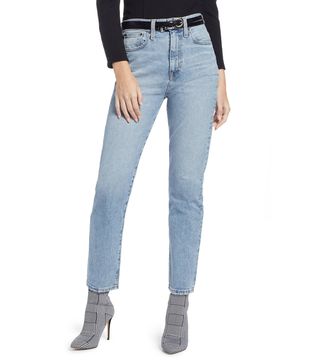 Something Navy + Ankle Cigarette Jeans
