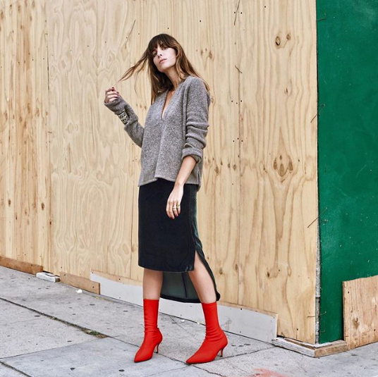 16 Fall Outfits With Red Shoes | Who What Wear