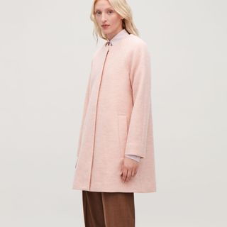 COS + A-Line Wool Coat With Pockets