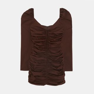 Zara + Short Puff Sleeve Minidress