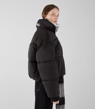 Bershka + Oversized Quilted Coat