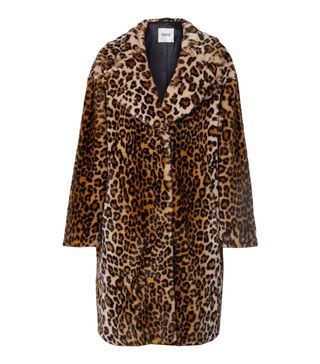 Stand + Camille Leopard-Print Faux Fur Coat