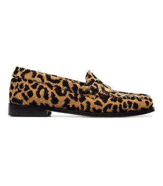 Re/Done x Weejuns + Leopard-Print Whitney Loafer