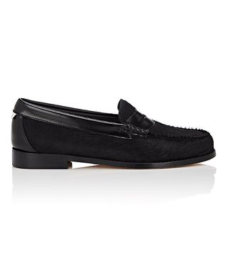 Re/Done x Weejuns + Whitney Calf Hair Penny Loafers