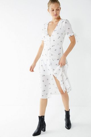 Urban Outfitters + UO Melanie Button-Down Midi Dress