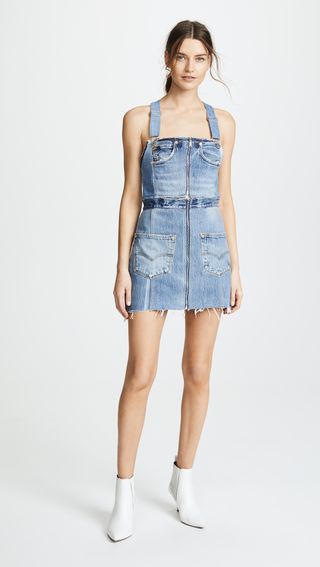 Re/Done + Overall Denim Dress
