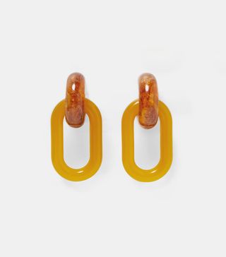 Zara + Mixed Resin Earrings