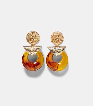 Zara + Contrasting Earrings