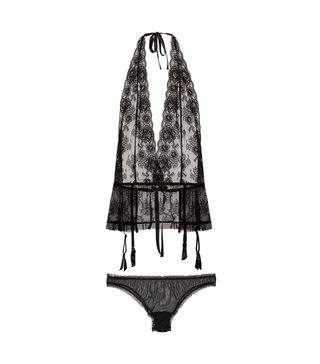 Intimissimi + Lace Corset and Cheeky Set