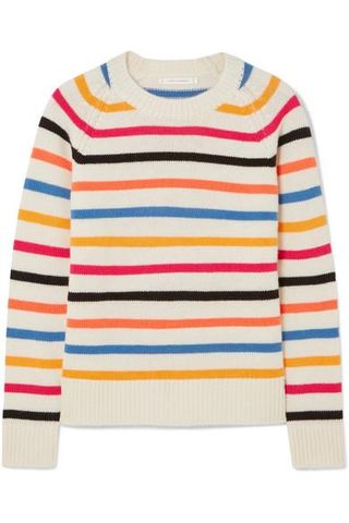 Chinti & Parker + Striped Cashmere Sweater