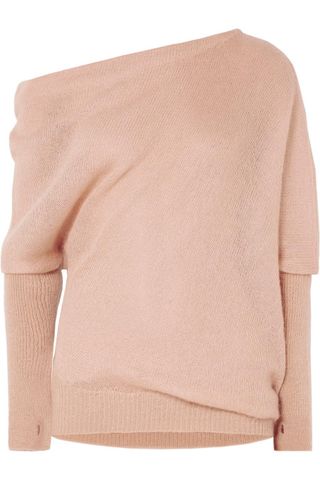 Tom Ford + Off-the-Shoulder Mohair and Silk-Blend Sweater