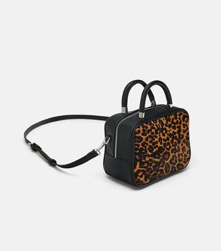 Zara + Animal Print Crossbody Bag