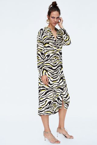Zara + Zebra Printed Dress